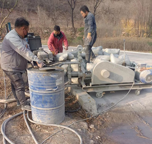 德钦路面下沉注浆